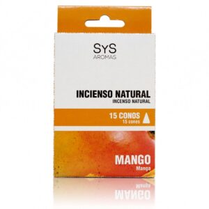 Incienso Natural Mango Conos 15g