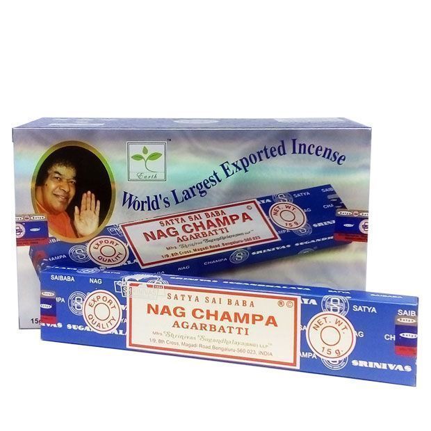 Incienso Nag Champa Satya Sai Baba 15g
