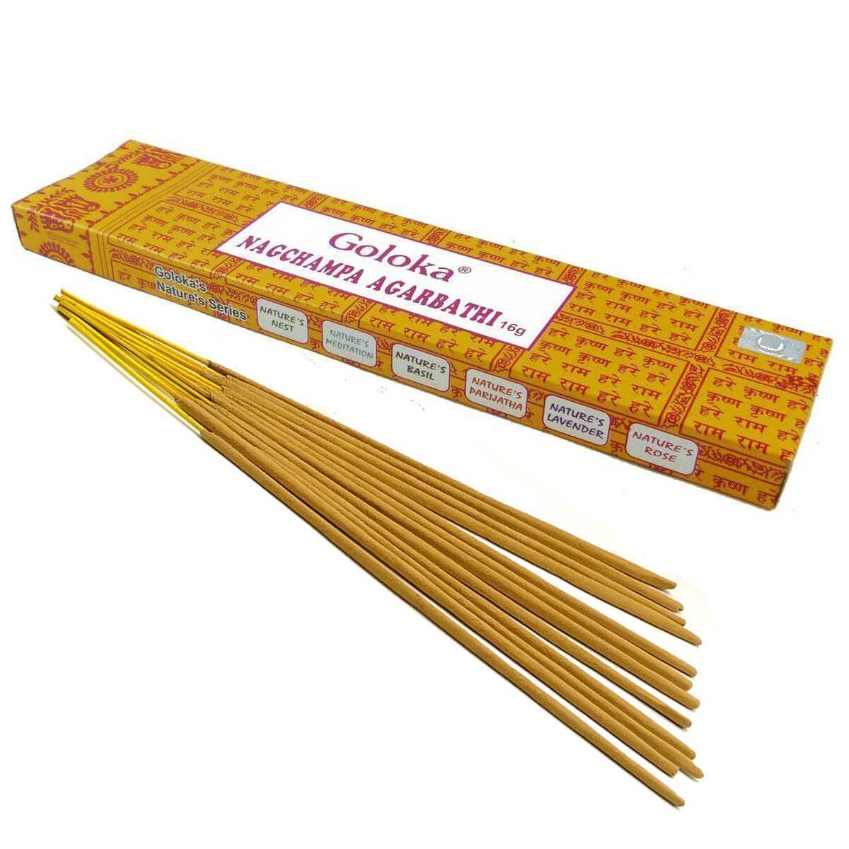 Incienso Nag Champa Goloka 16g