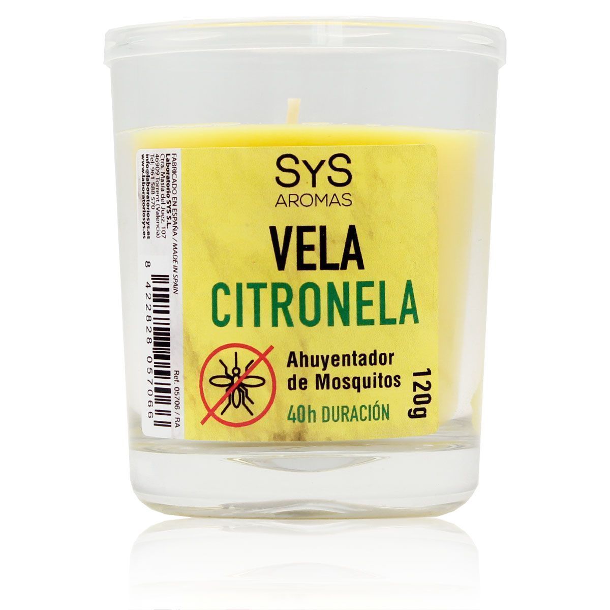 Vela Vaso Citronela