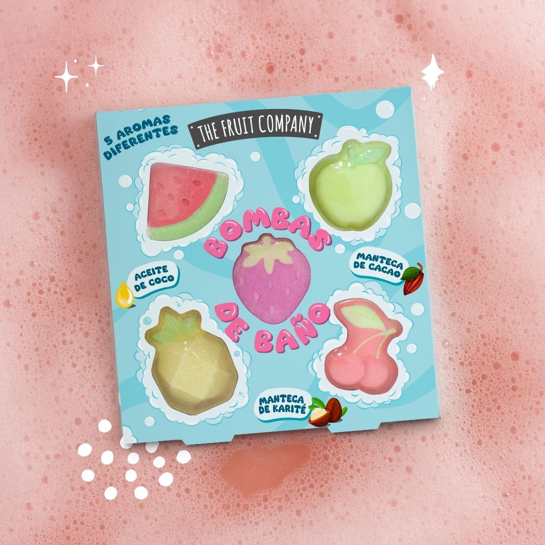 Set 5 Bombas de Baño The Fruit Company - Imagen 2