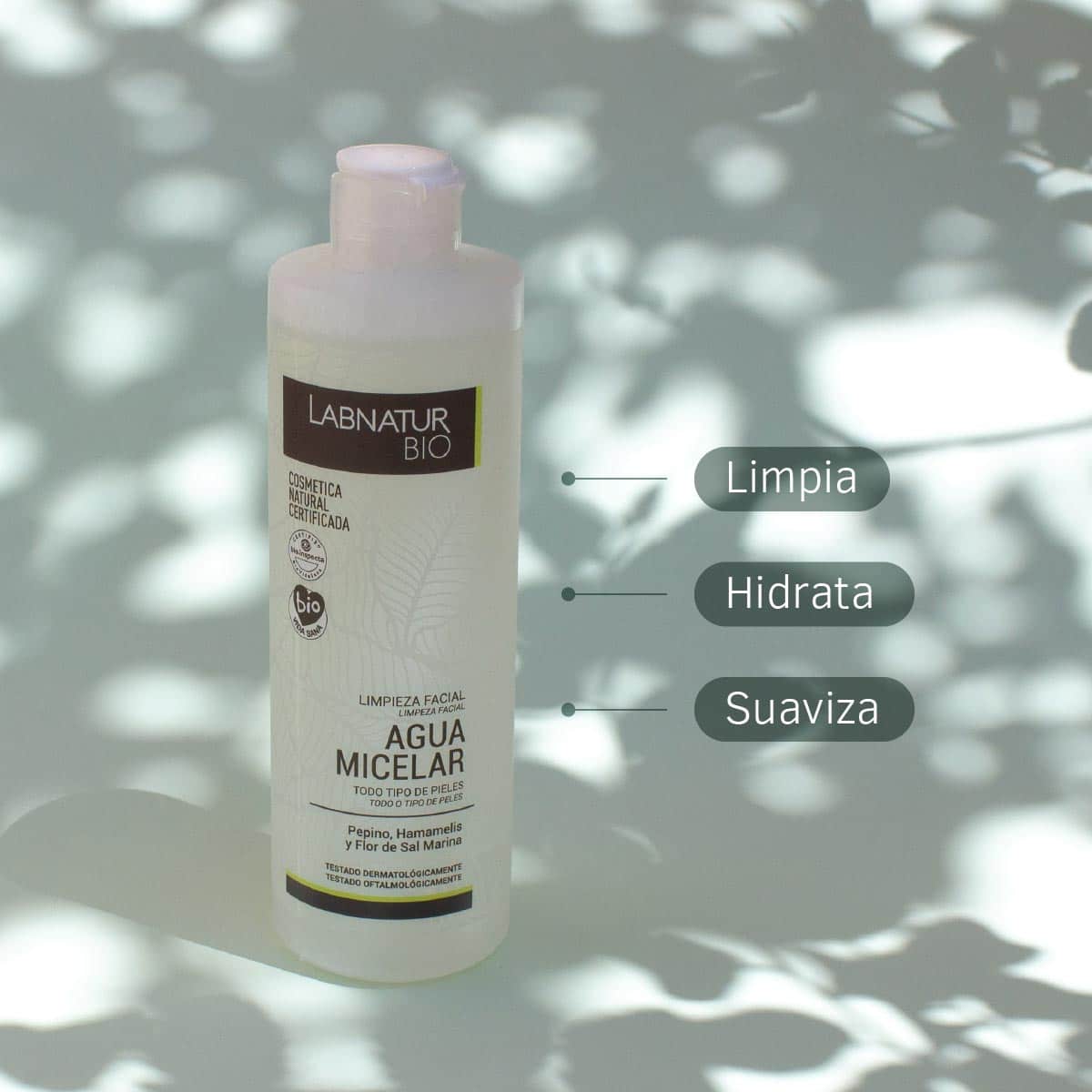 Agua Micelar BIO Labnatur 250 ml - Imagen 3
