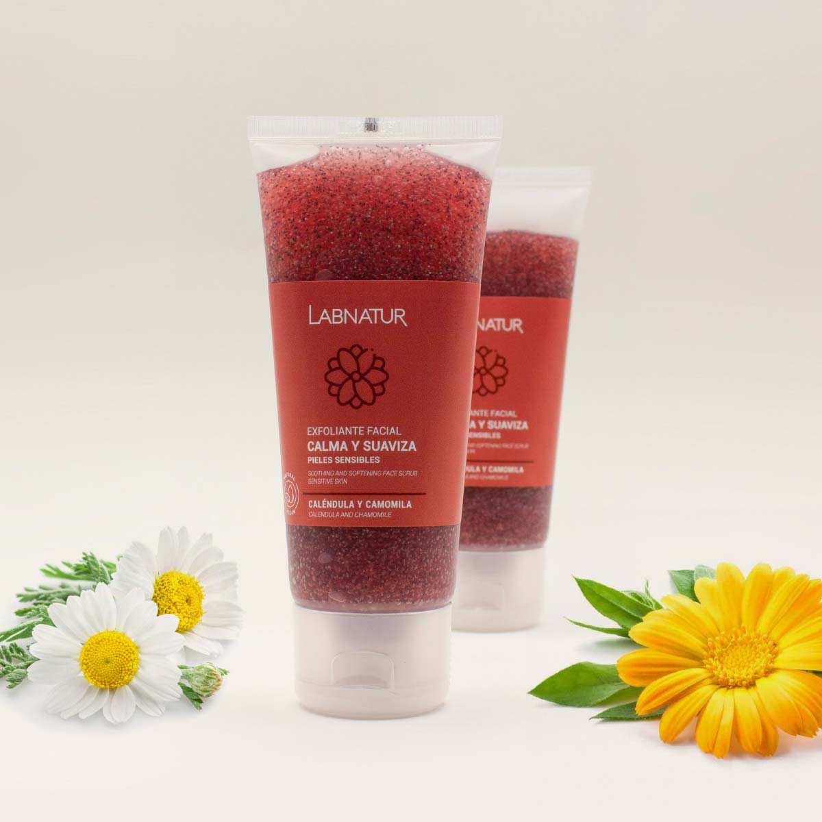 Exfoliante Facial Caléndula y Camomila Labnatur 100 ml - Imagen 3