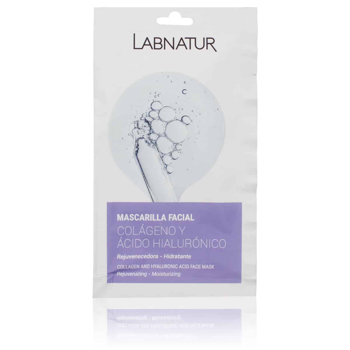 Mascarilla Facial Colágeno y Ácido Hialurónico Labnatur