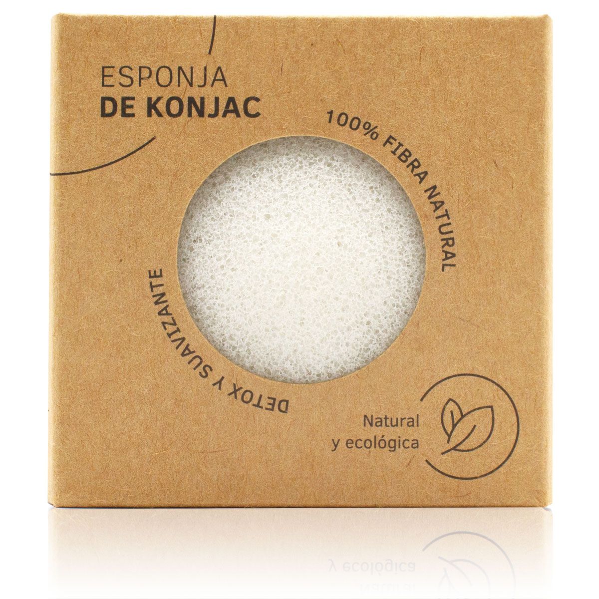 Esponja Konjac Natural