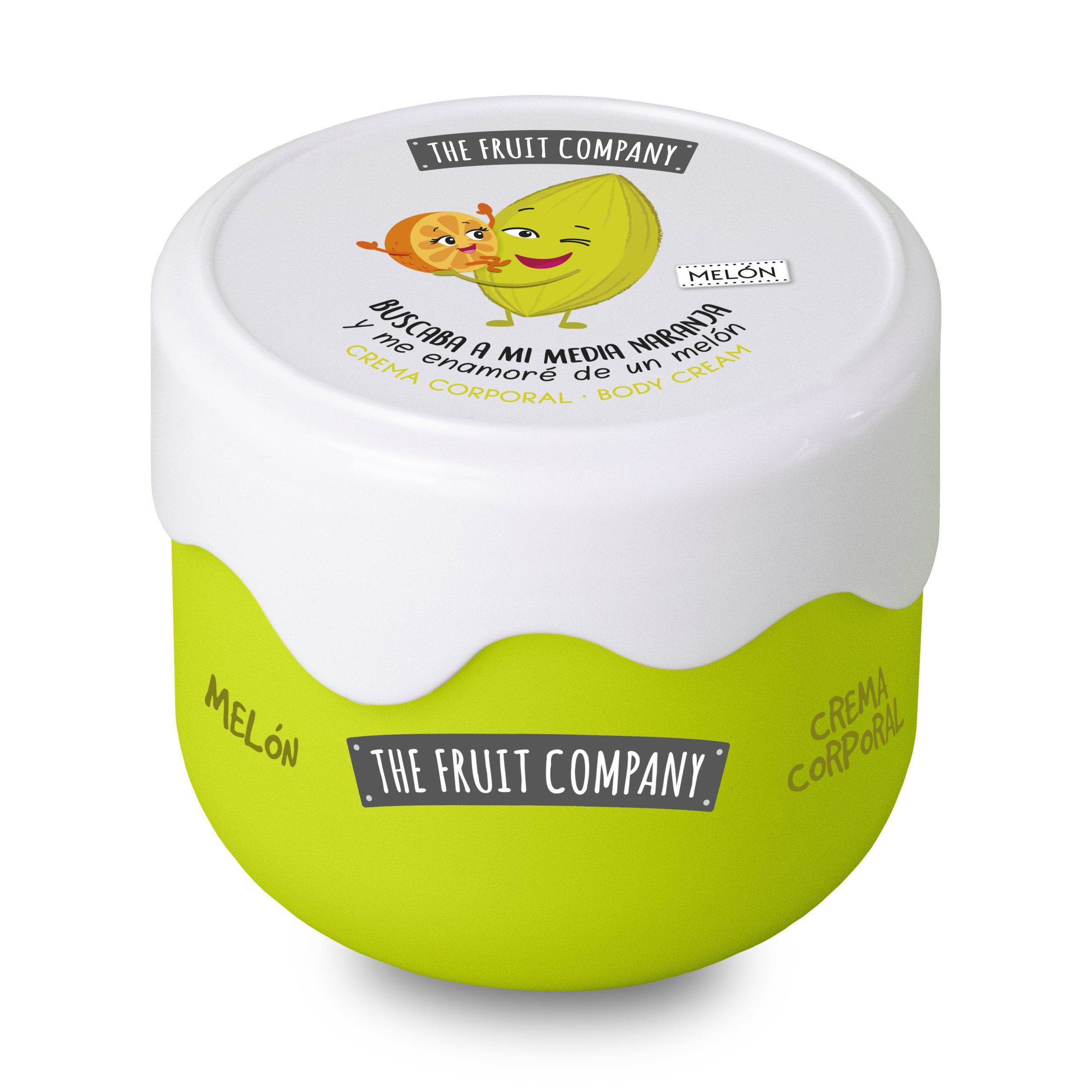 Crema Corporal Efecto Seda Melón 200 ml The Fruit Company