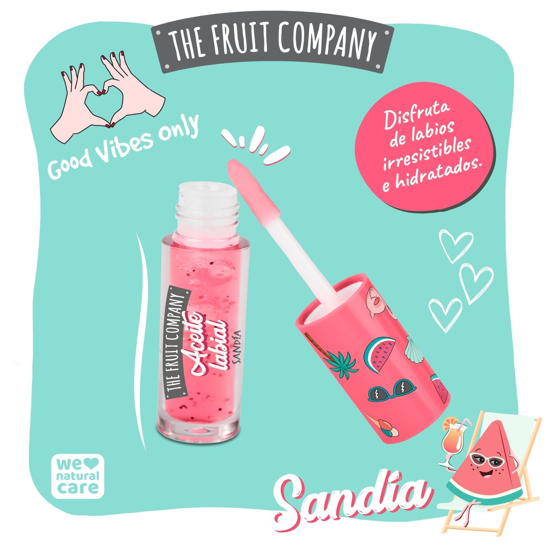 Aceite Labial Sandía The Fruit Company - Imagen 2