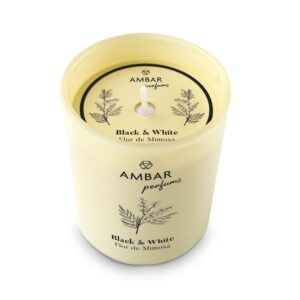 Alternative view of Vela Black & White Flor de Mimosa Ambar 125 g