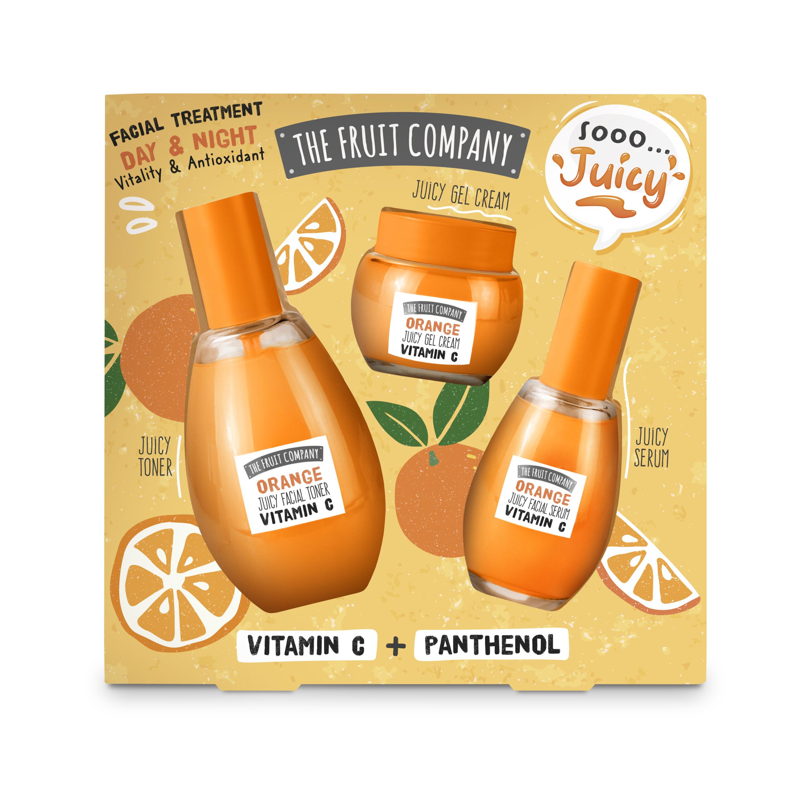 SET Tratamiento Facial Juicy Ritual The Fruit Company (Vitamina C y Panthenol)