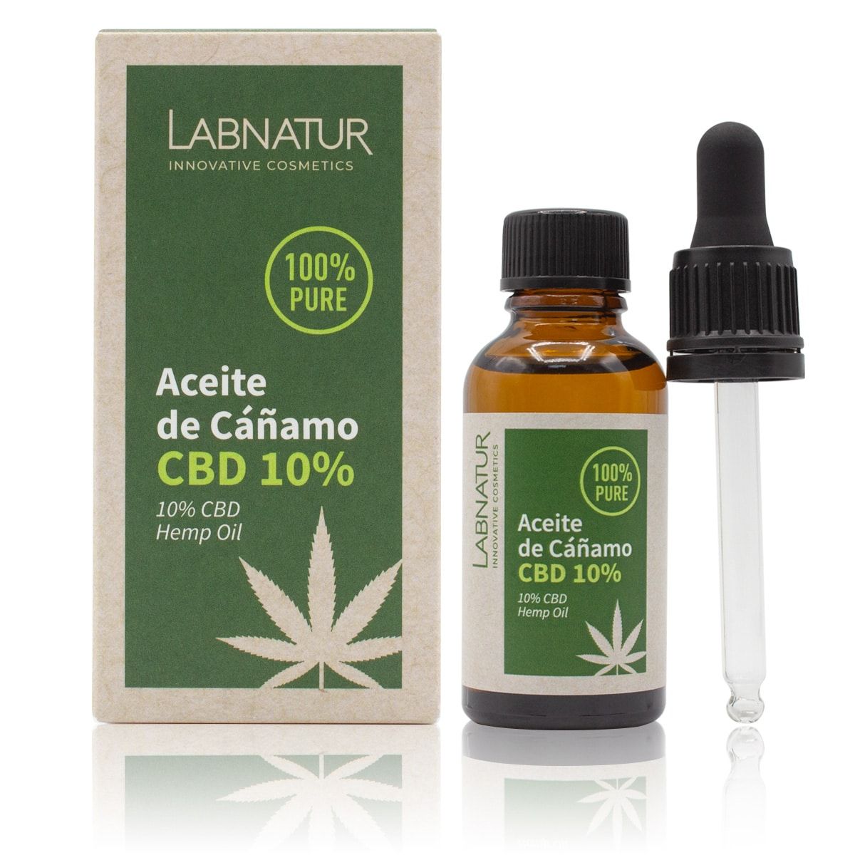 Aceite de Cáñamo 100% Puro con 10% CBD Labnatur 30 ml