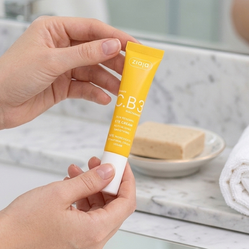 Contorno de Ojos Vitamina C.B3 Niacinamida Ziaja 15ml - Imagen 3