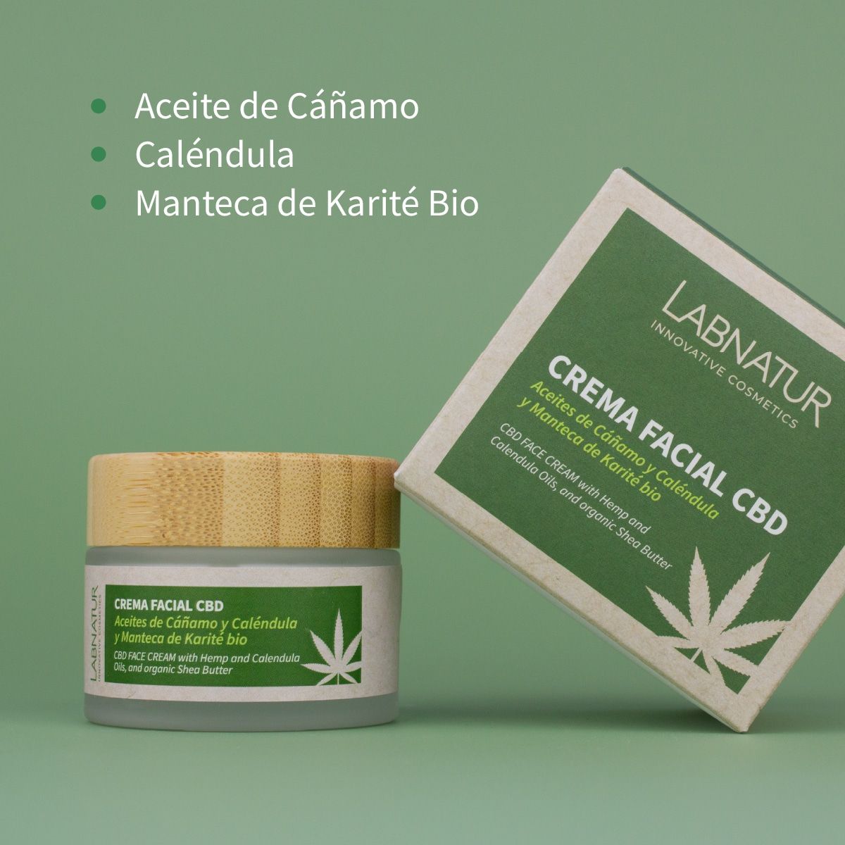 Crema Facial CBD Labnatur 50 ml - Imagen 3