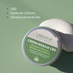 Alternative view of Crema de Masaje CBD Labnatur 100 ml
