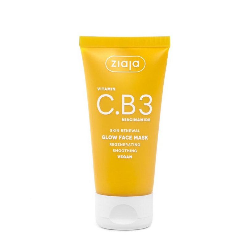 Mascarilla Facial Glow Vitamina C.B3 Niacinamida Ziaja 50ml