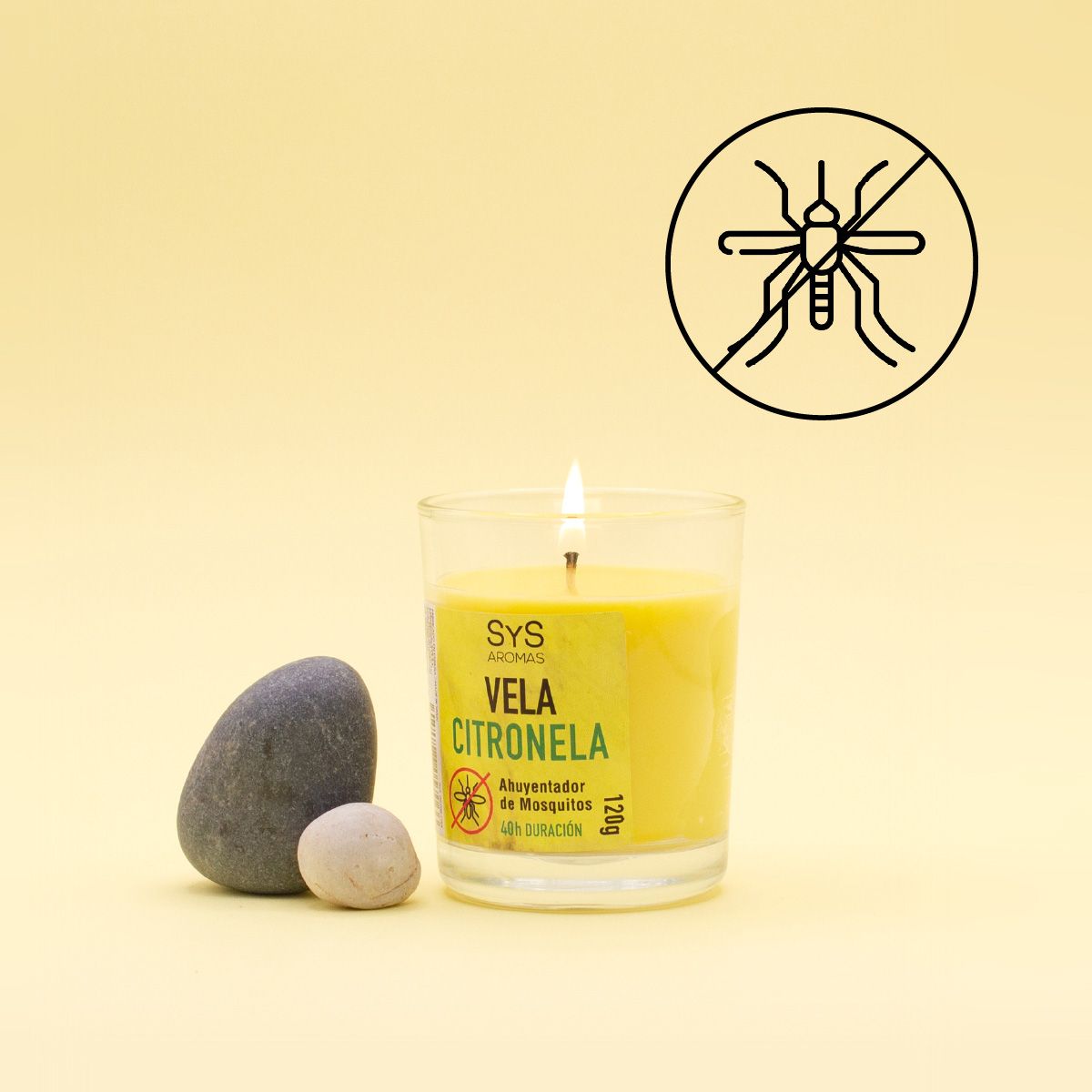 Vela Vaso Citronela - Imagen 3