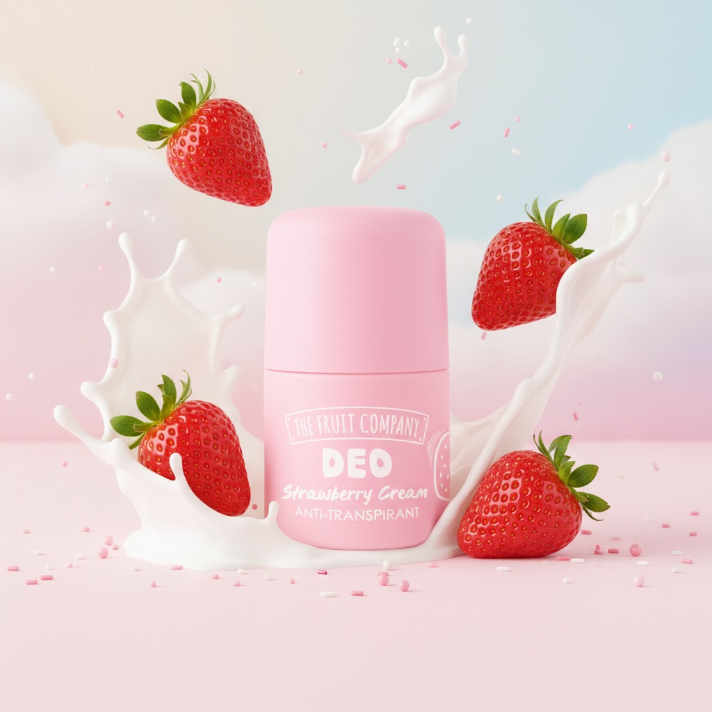 Desodorante Roll-On Antitranspirante Fresa Nata 50ML The Fruit Company - Imagen 3