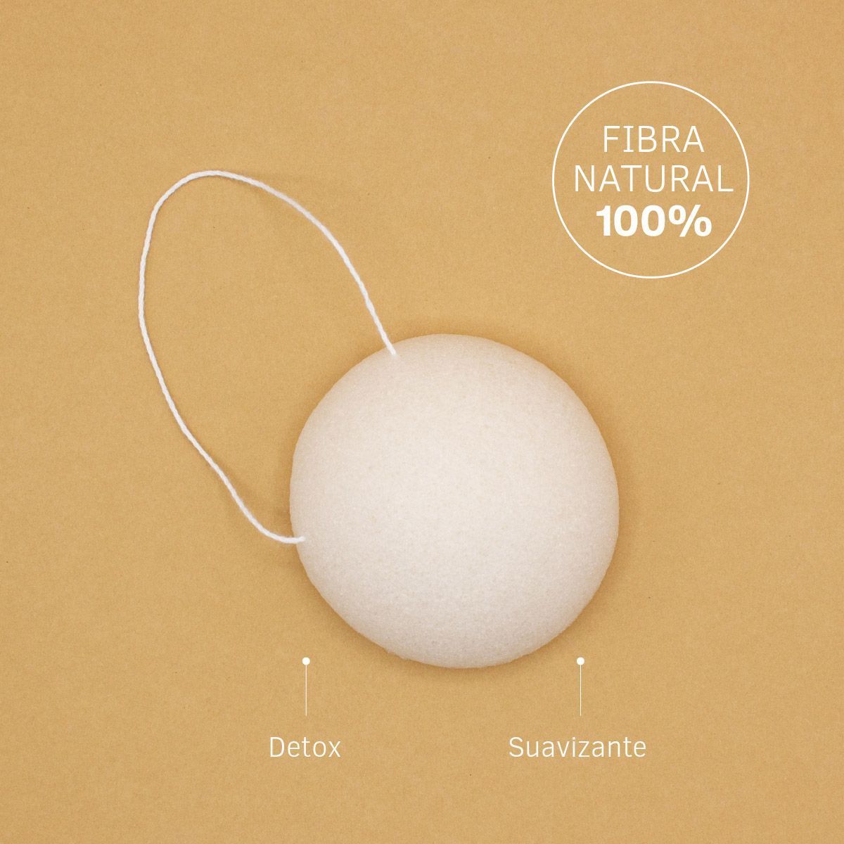 Esponja Konjac Natural - Imagen 4