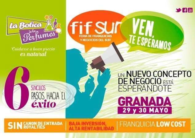 La Botica de los Perfumes estará presente en Fifsur Granada
