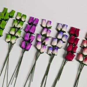 Rosas de Madera - 8 unidades
