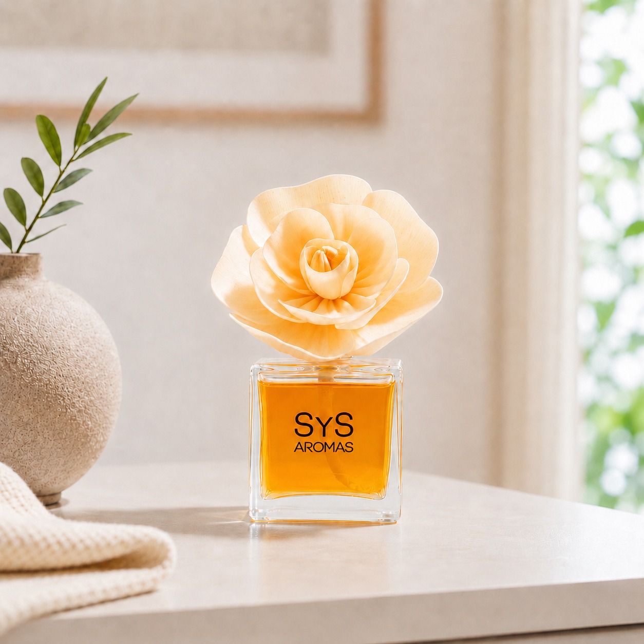 Ambientador Flor Perfumada Azahar Mandarina SyS 90 ml - Imagen 4