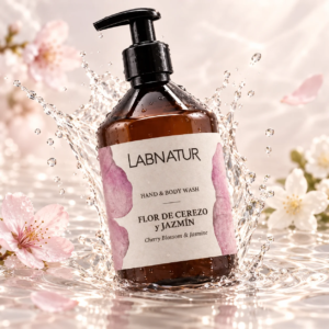 Alternative view of Jabón Manos y Cuerpo Cerezo y Jazmín Labnatur 500ml