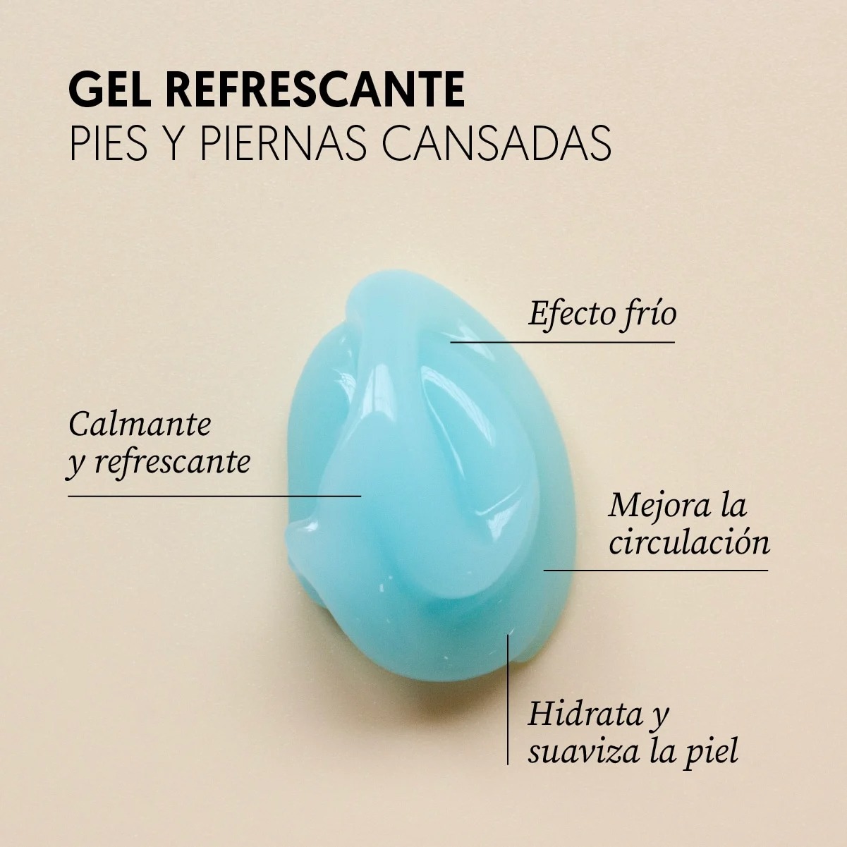 Gel Refrescante Pies y Piernas Cansadas 150ml - Imagen 3
