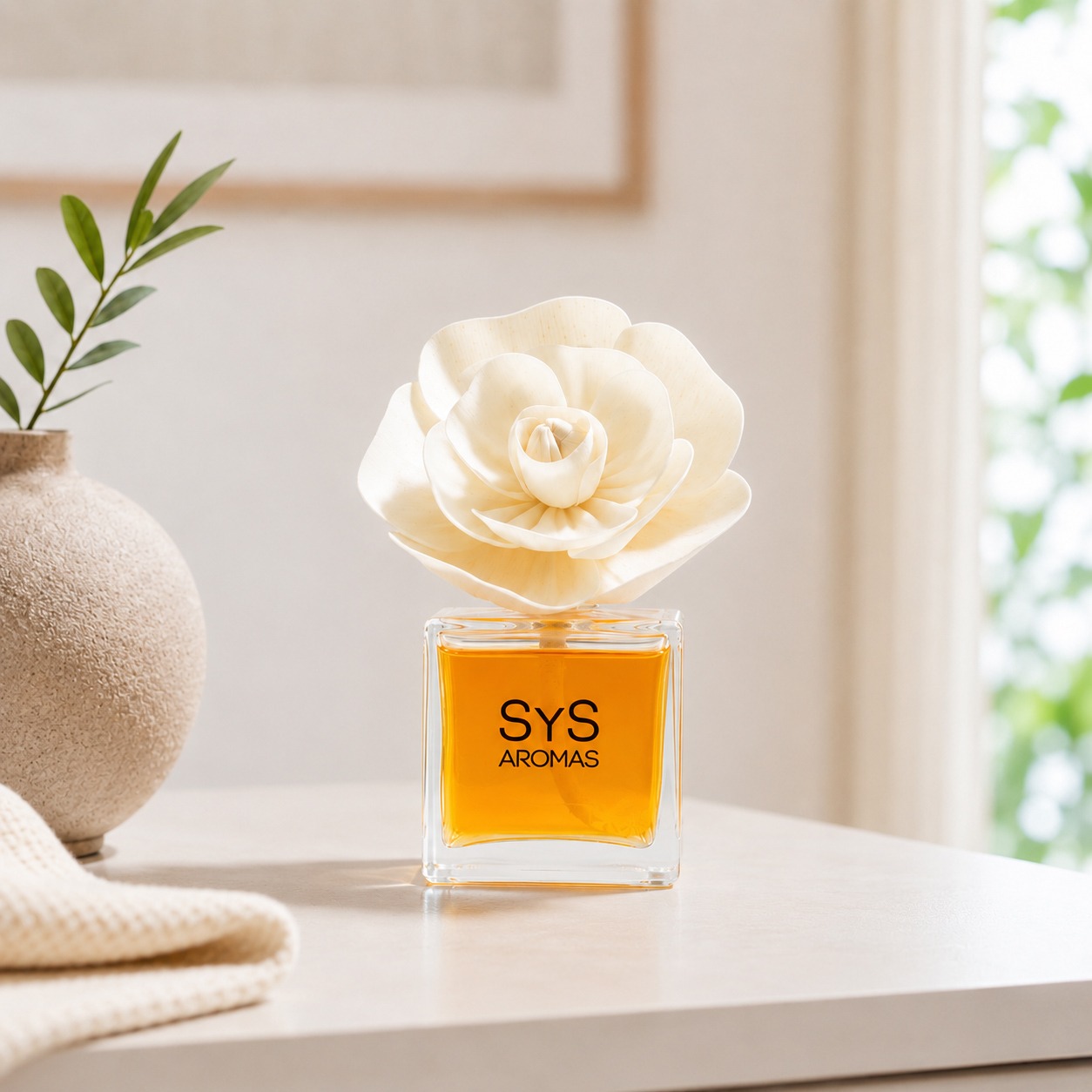 Ambientador Flor Perfumada Azahar Mandarina SyS 90 ml - Imagen 3