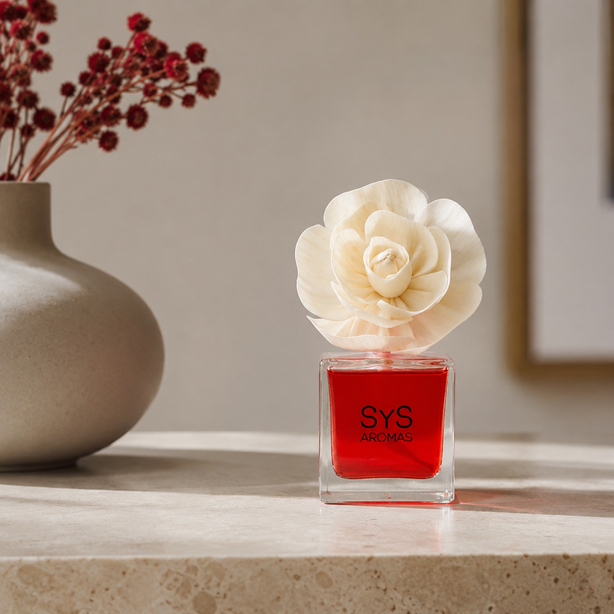 Ambientador Flor Perfumada Frutos Rojos SyS 90 ml - Imagen 4