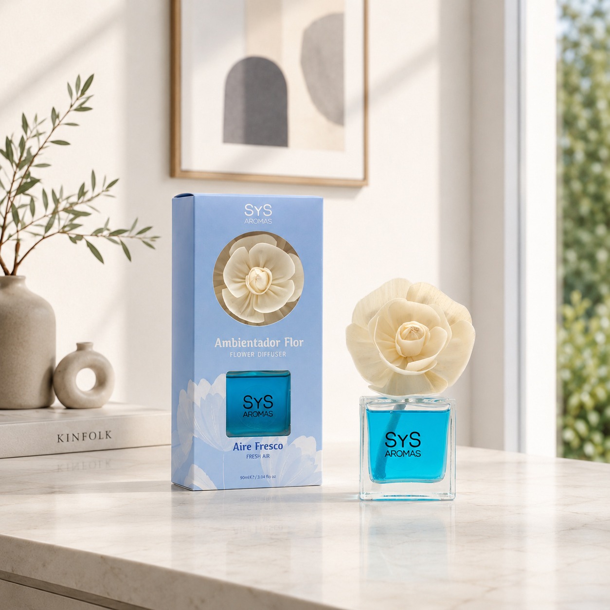 Ambientador Flor Perfumada Aire Fresco SyS 90 ml - Imagen 3