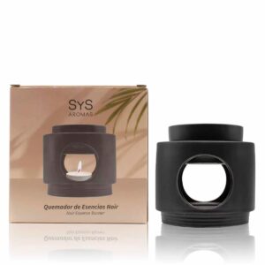 Quemador de Esencias Nordic Cerámica color Negro SyS Aromas