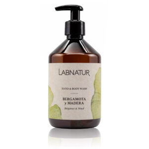 Jabón Manos y Cuerpo Bergamota y Madera Labnatur 500ml