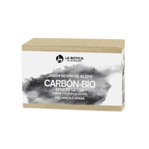 Jabón Negro Alepo con Carbón BIO La Botica de los Perfumes 100 g