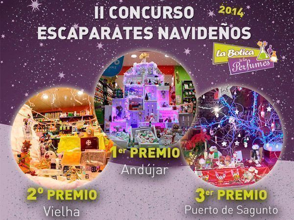 Andújar, Vielha y Puerto de Sagunto premiados en el II Concurso de Escaparates Navideños