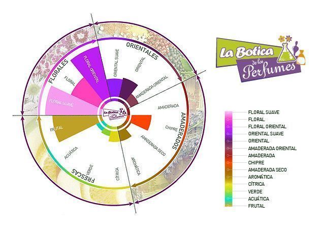 Ellos son más de fragancias amaderadas y cítricas, y ellas más de perfumes florales con toques exóticos
