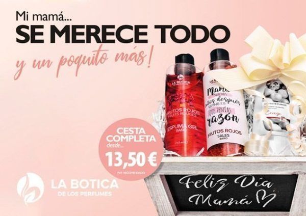 Cestas para el Día de la Madre en La Botica de los Perfumes